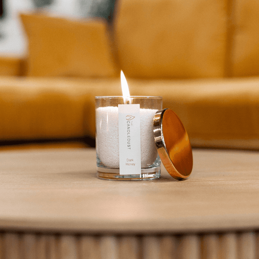 Dark Honey – Pearled Candle