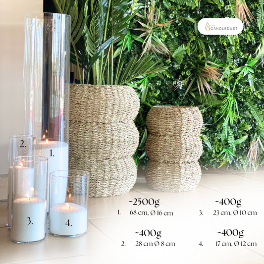 Pearled Candle -  Breeze